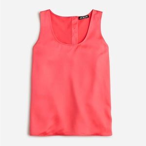 J Crew - Sleeveless shell top in everyday crepe